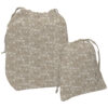 Bolsas Muda Iris Invierno Flores marron Bolsas de Muda Iris Invierno Flores marron