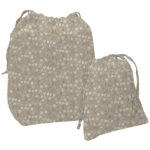 4186 Bolsas de Muda Colección Invierno Iris Flores Marrón