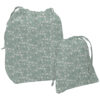 Bolsas Muda Iris Invierno Flores verde Bolsas de Muda Iris Invierno Flores verde