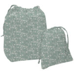 4187 Bolsas de Muda Colección Invierno Iris Flores Verde