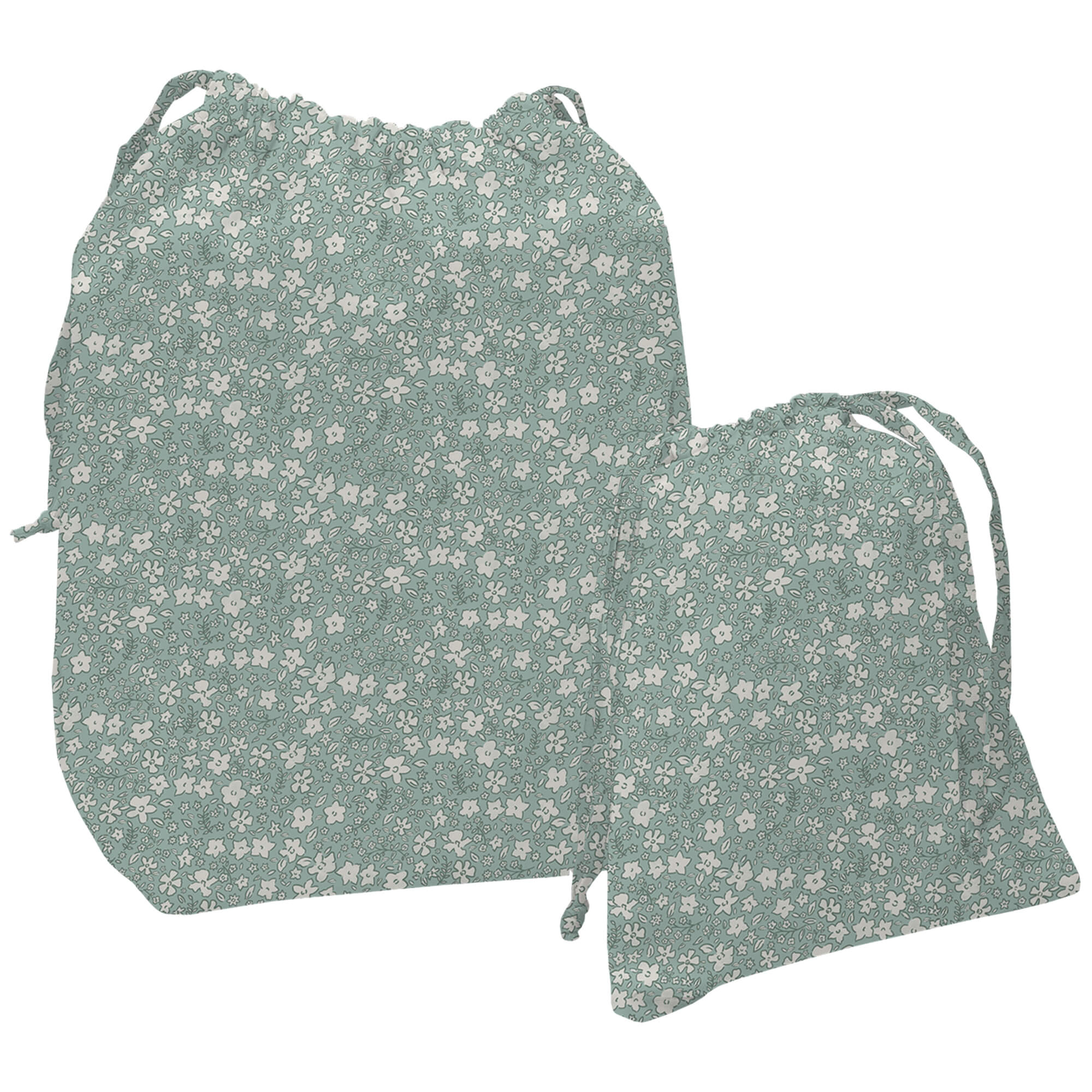 Bolsas Muda Iris Invierno Flores verde Bolsas de Muda Iris Invierno Flores verde