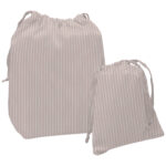 4189 Bolsas de Muda Colección Invierno Iris Rayas Maquillaje