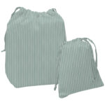 4191 Bolsas de Muda Colección Invierno Iris Rayas Verde
