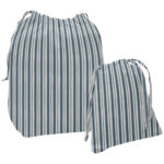 4212 Bolsas de Muda Colección Invierno Provenza Rayas Azul