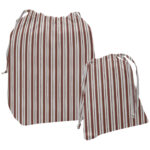 4206 Bolsas de Muda Colección Invierno Provenza Rayas Maquillaje