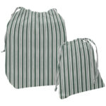 4208 Bolsas de Muda Colección Invierno Provenza Rayas Verde