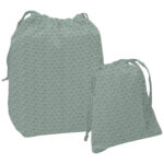 4205 Bolsas de Muda Colección Invierno Provenza Tulipanes Verde