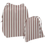 4199 Bolsas de Muda Colección Invierno Rayas Maquillaje
