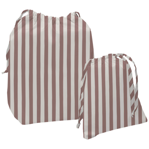 Bolsas de Muda Rayas maquillaje