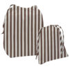 Bolsas de Muda Rayas marron