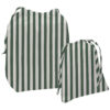 Bolsas Muda Rayas verde Bolsas de Muda Rayas verde