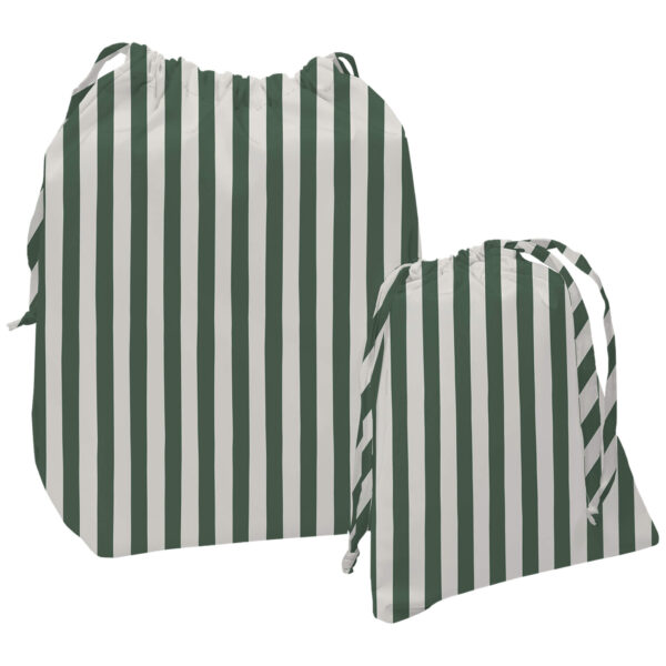 Bolsas de Muda Rayas verde