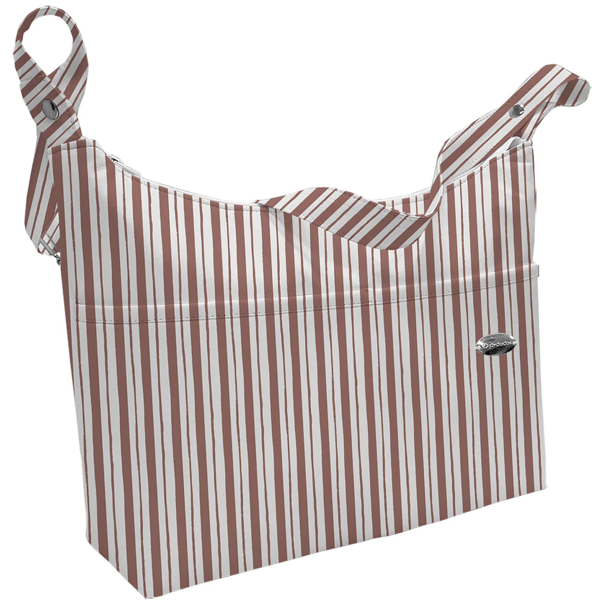 Bolso para carro modelo Barco Provenza Invierno Rayas maquillaje