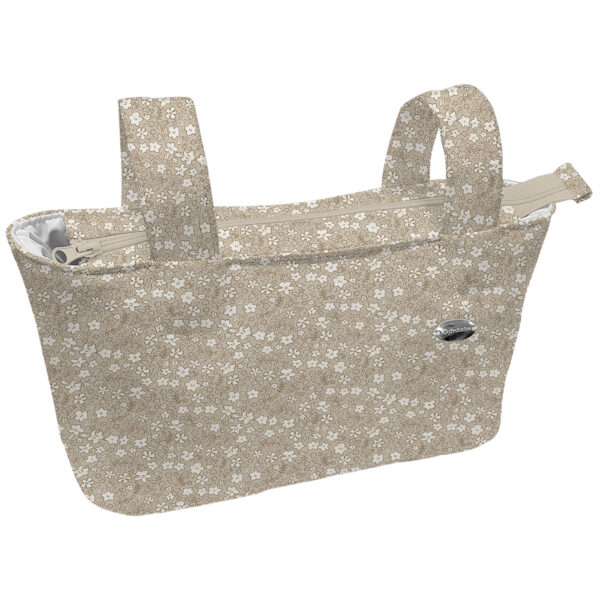 Bolso para carro modelo Mini Iris Invierno Flores marron
