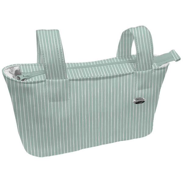 Bolso para carro modelo Mini Iris Invierno Rayas verde