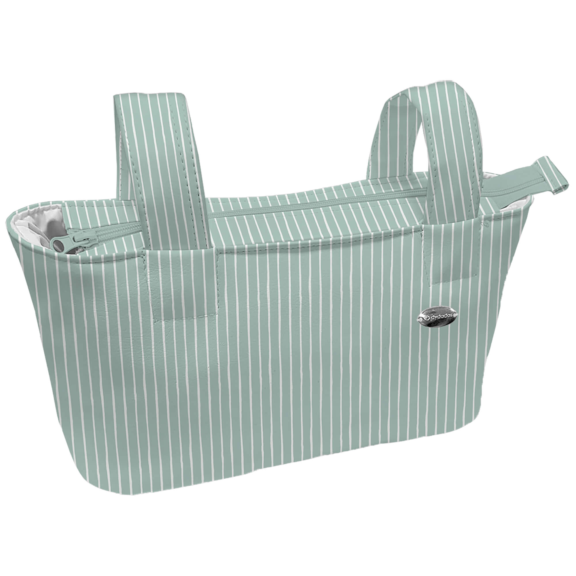 Bolso Mini Iris Invierno Rayas verde Bolso para carro modelo Mini Iris Invierno Rayas verde