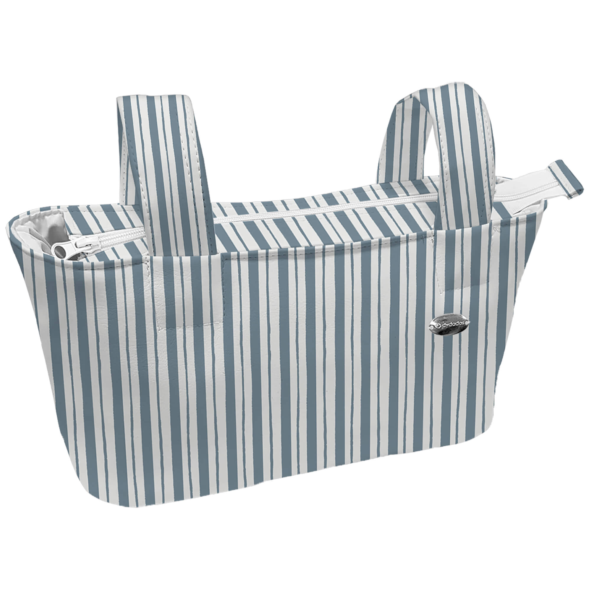 Bolso para carro modelo Mini Provenza Invierno Rayas azul