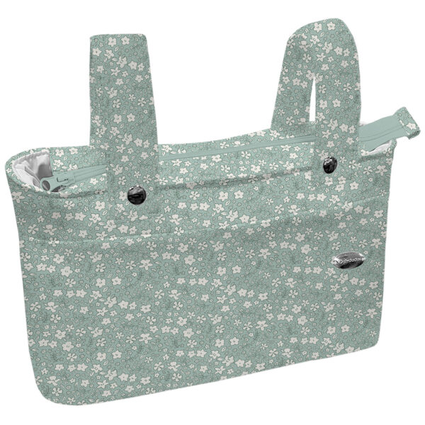 Bolso para carro modelo Organizador Iris Invierno Flores verde