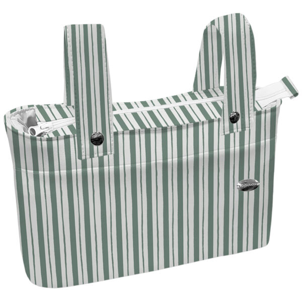 Bolso para carro modelo Organizador Provenza Invierno Rayas verde