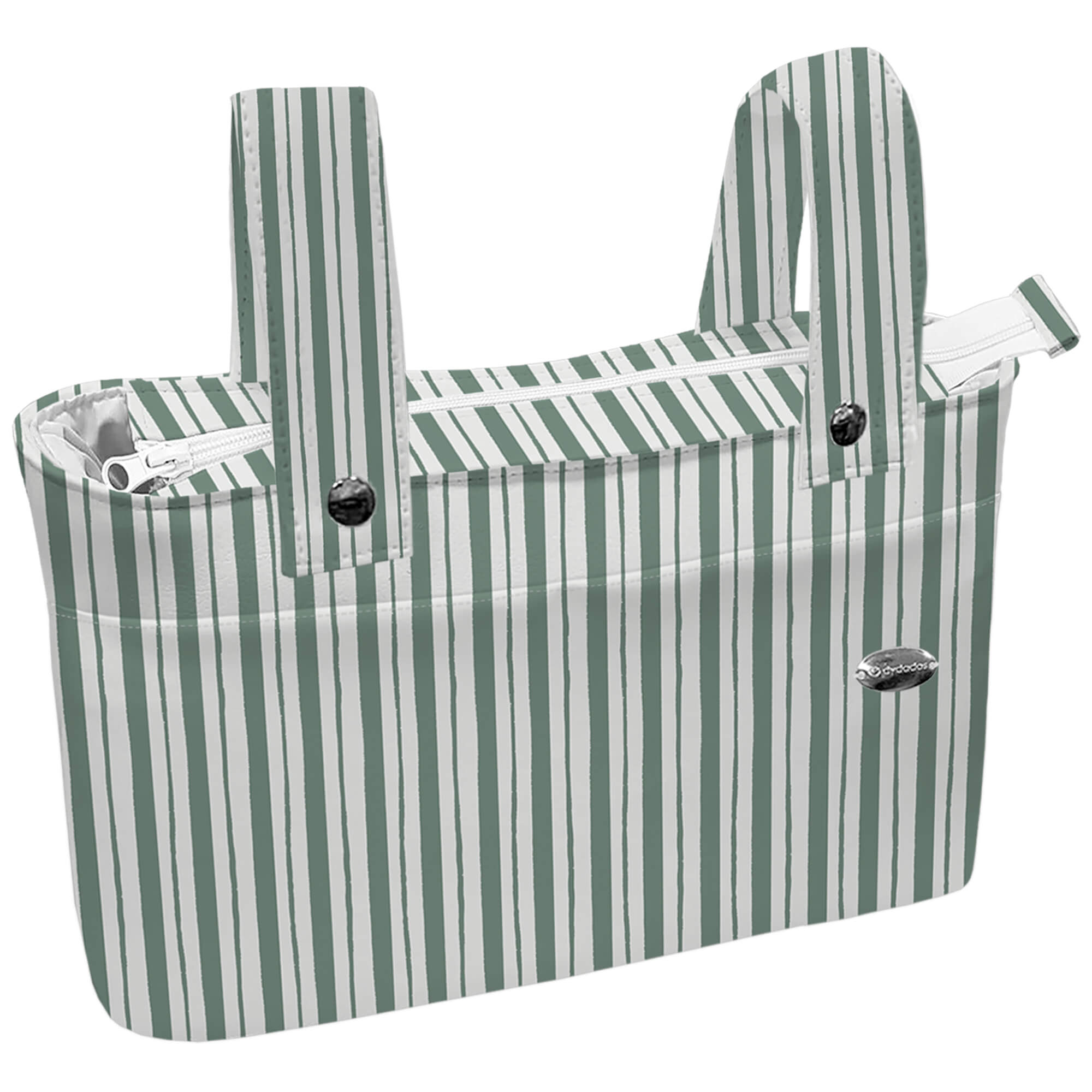 Bolso para carro modelo Organizador Provenza Invierno Rayas verde