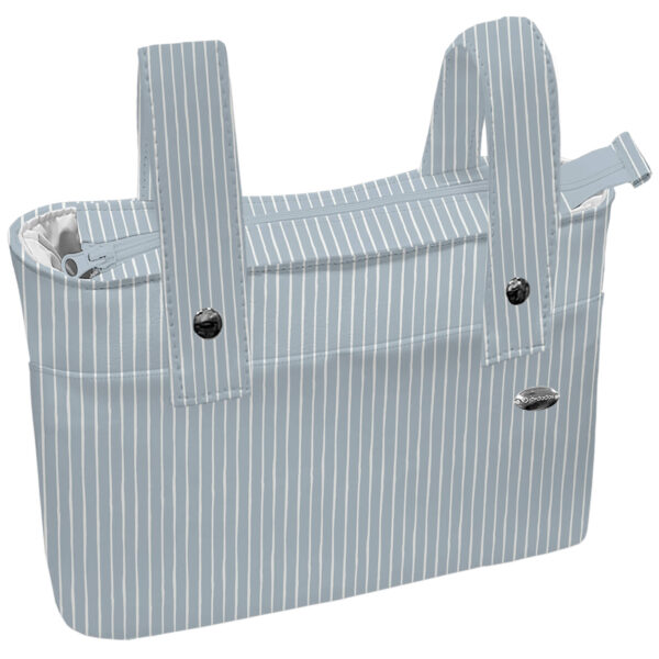 Bolso para carro modelo Organizador XL Iris Invierno Rayas azul