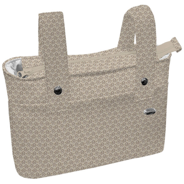 Bolso para carro modelo Organizador XL Provenza Invierno Tulipanes marron
