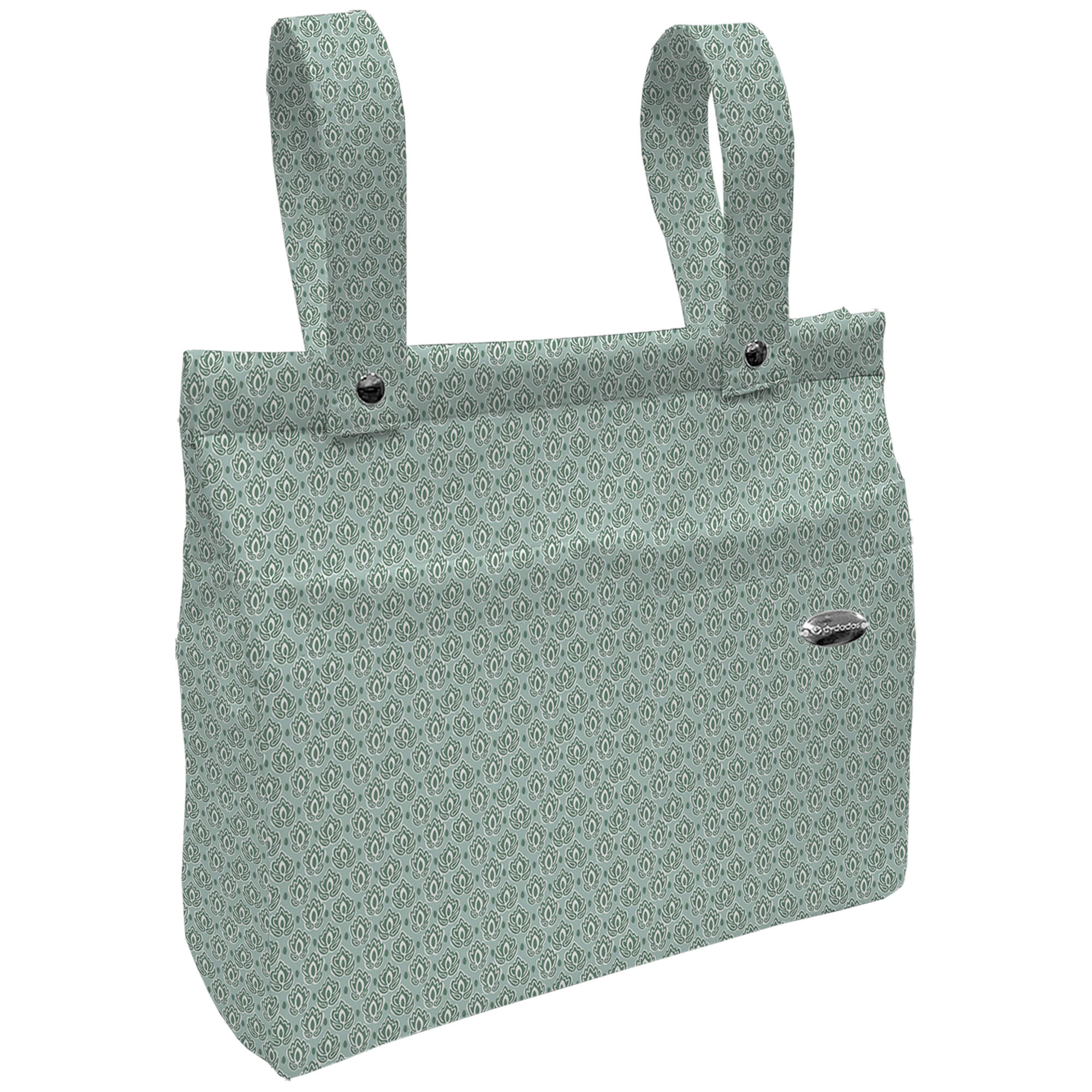 Bolso para carro modelo Panera Provenza Invierno Tulipanes verde