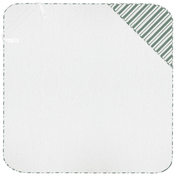 Capa de baño Grande Provenza Invierno Rayas verde