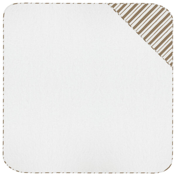 Capa de baño Pequeña Provenza Invierno Rayas marron