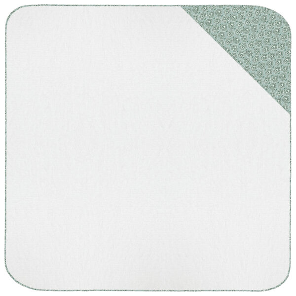 Capa de baño Pequeña Provenza Invierno Tulipanes verde