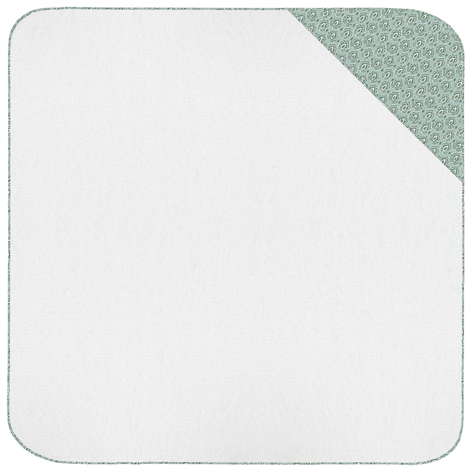 Capa baño Pequeña Provenza Invierno Tulipanes verde Capa de baño Pequeña Provenza Invierno Tulipanes verde