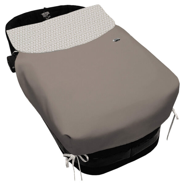 Colcha con Lazos Nepal Invierno marron pelo estampado