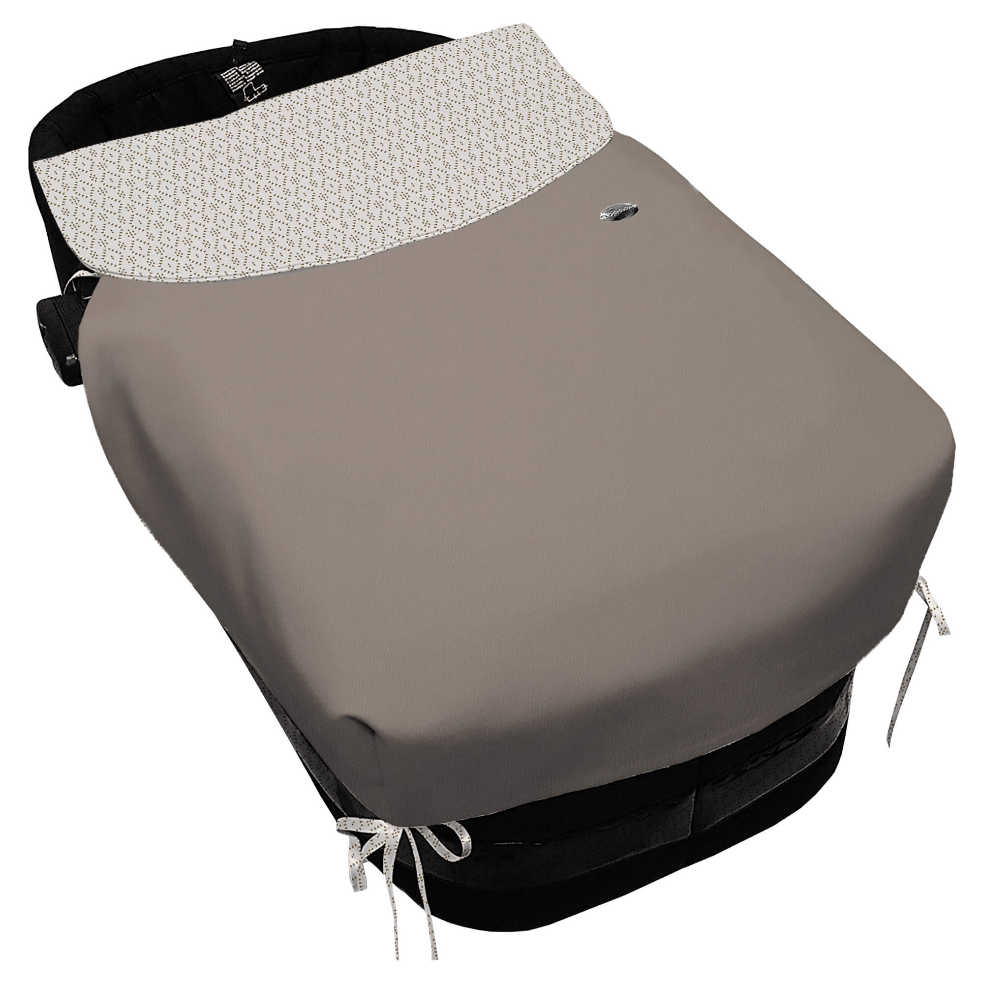 Colcha con Lazos Nepal Invierno marron pelo estampado