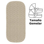 3801 Colchonetas para Capazo Colección Invierno Alba Tostado