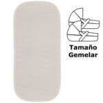 3813 Colchonetas para Capazo Colección Invierno Nepal Marrón Claro