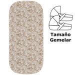 3816 Colchonetas para Capazo Colección Invierno Piccolo Tostado