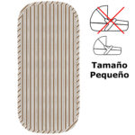 3827 Colchonetas para Capazo Colección Invierno Provenza Rayas Marrón