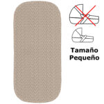 3824 Colchonetas para Capazo Colección Invierno Provenza Tulipanes Marrón