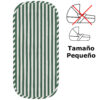 Colchoneta para capazo pequeña Rayas verde