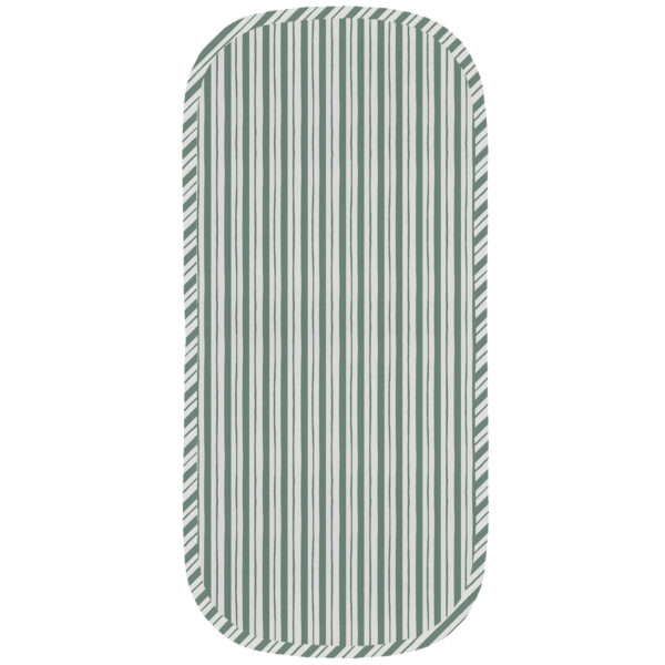 Colchoneta para capazo Provenza invierno Rayas verde