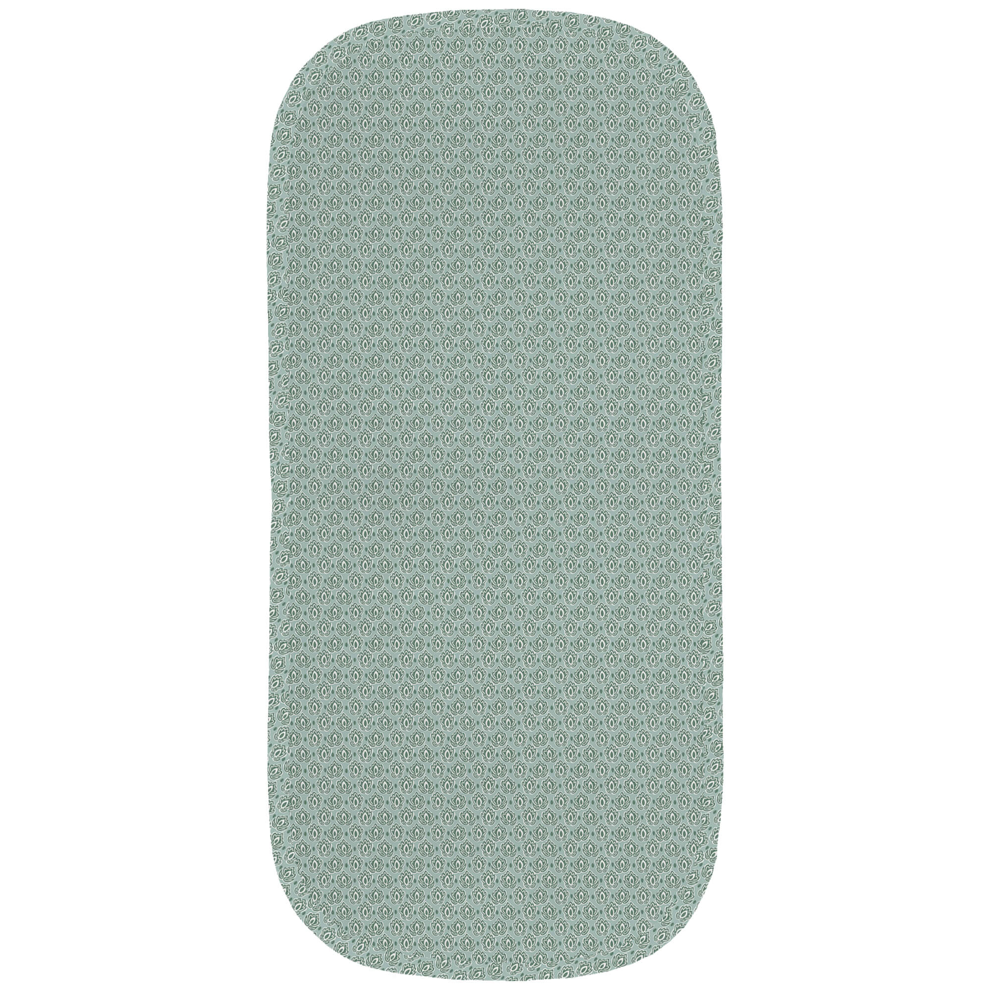 Colchoneta para capazo Provenza invierno Tulipanes verde