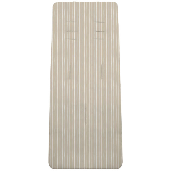 Colchoneta universal para silla Iris invierno Rayas marron