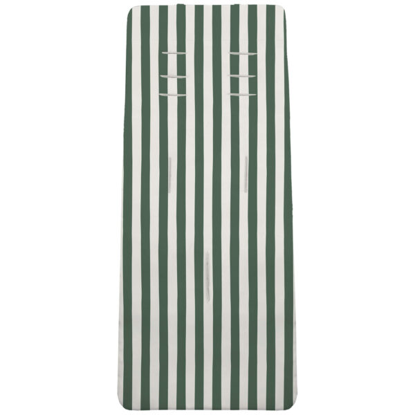 Colchoneta universal para silla Rayas verde