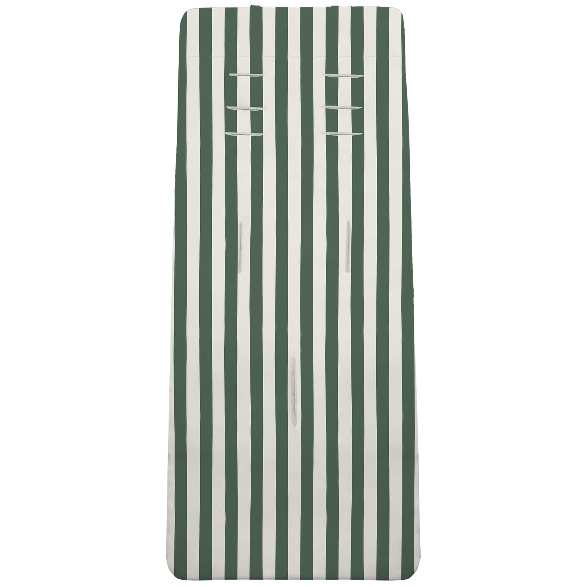 Colchoneta universal para silla Rayas verde