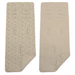 3712 Colchoneta Reversible Colección Invierno Alba Tostado con Crudo