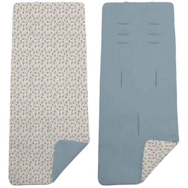 Colchoneta Reversible Atenas invierno azul