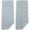 Colchoneta Reversible Iris invierno azul