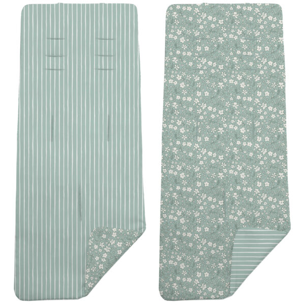 Colchoneta Reversible Iris invierno verde