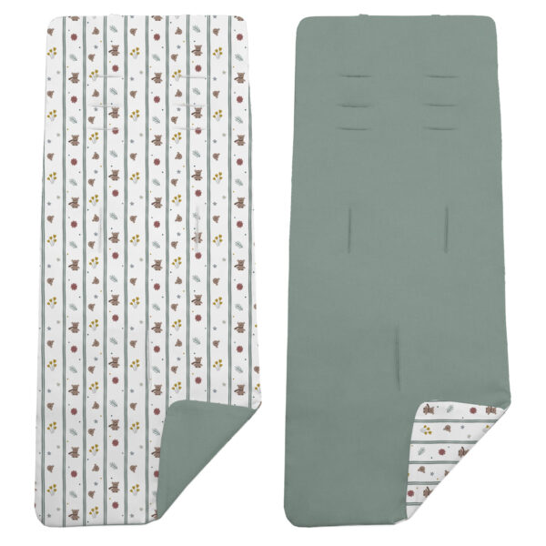 Colchoneta Reversible Joel villela verde
