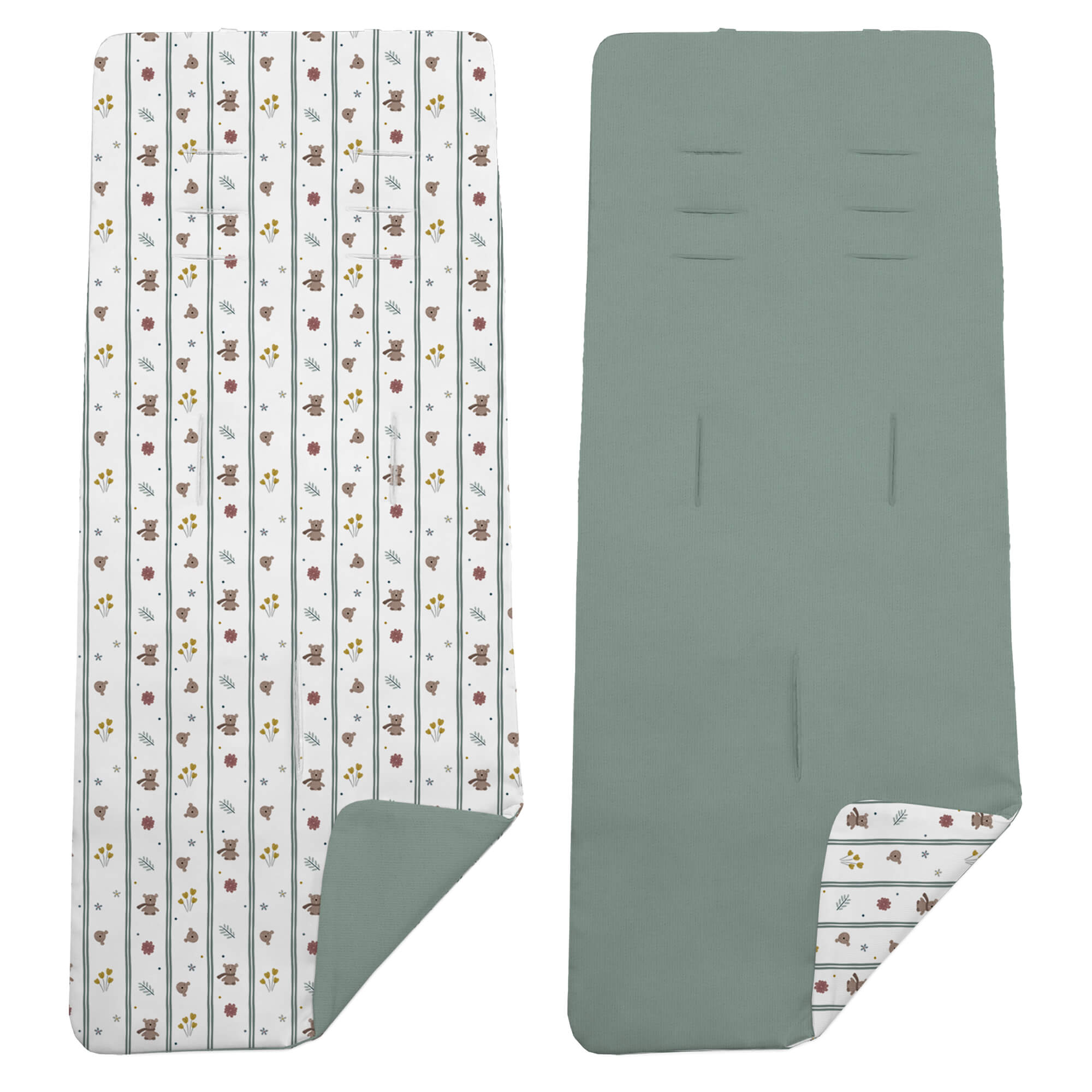 Colchoneta Reversible Joel villela verde